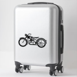 Vintages Motorrad Aufkleber