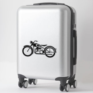 Vintages Motorrad Aufkleber