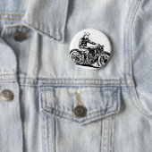 Vintages Motorrad Button (Beispiel)