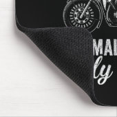Vintages Motorrad für Männer Mousepad (Ecke)