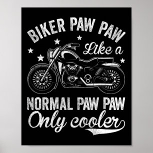 Vintages Motorrad für Männer Poster
