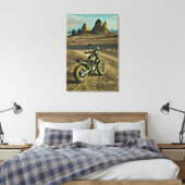 Vintages Motorrad Geburtstagsgeschenk Leinwanddruck (Insitu (Schlafzimmer))
