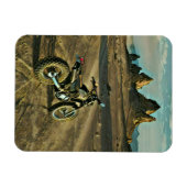 Vintages Motorrad Geburtstagsgeschenk Magnet (Horizontal)