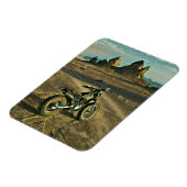 Vintages Motorrad Geburtstagsgeschenk Magnet (Linke Seite)