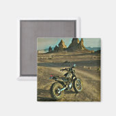 Vintages Motorrad Geburtstagsgeschenk Magnet (Vorderseite/Rückseite)