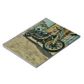 Vintages Motorrad Geburtstagsgeschenk Notizblock (Linke Seite)