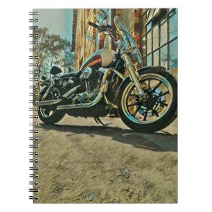 Vintages Motorrad Geburtstagsgeschenk Notizblock