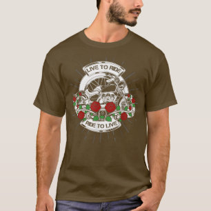 Vintages Motorrad-Motocross Ri T-Shirt
