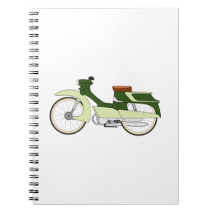 Vintages Motorrad Notizblock