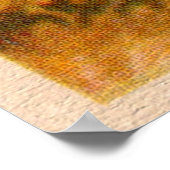 Vintages Motorrad Poster (Ecke)