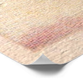 Vintages Motorrad Poster (Ecke)