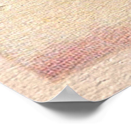 Vintages Motorrad Poster (Ecke)