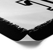 Vintages Motorrad-Poster Poster (Ecke)