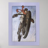 Vintages Motorrad-Poster Poster (Vorne)