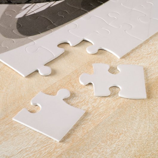 Vintages Motorrad-Rätsel Puzzle (Seite)