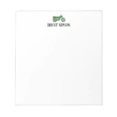 Vintages Motorrad-Sketch-Standartzeichen Notizblock (Vorderseite)