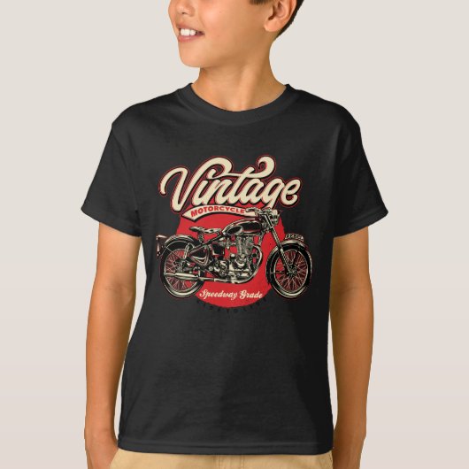 Vintages MOTORRAD T-Shirt (Vorderseite)