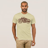 Vintages Motorrad T-Shirt (Vorne ganz)