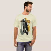 Vintages Motorrad T-Shirt (Vorne ganz)