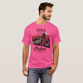 Vintages Motorrad T-Shirt (Vorne ganz)
