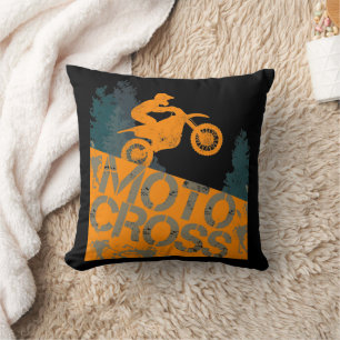 Vintages Motorrad und Motorrad für Motorräder Kissen