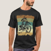 Vintages Motorradfahren T-Shirt (Vorderseite)