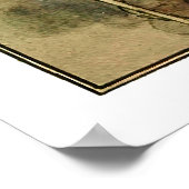 Vintages Motorradposter: Das Wall-Auto-Rad Poster (Ecke)