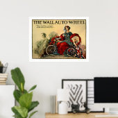 Vintages Motorradposter: Das Wall-Auto-Rad Poster (Heimbüro)