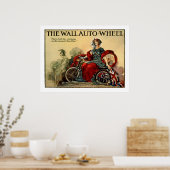 Vintages Motorradposter: Das Wall-Auto-Rad Poster (Küche)
