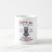 Vintages Motorradunternehmen Kaffeetasse (Mittel)