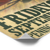 VINTAGES MOTORRADVERANSTALTUNG POSTER (Ecke)