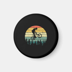 Vintages Mountainbike-Abfahrt MTB Magnet