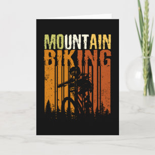 Vintages Mountainbike Downhill Karte