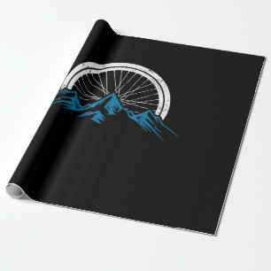Vintages Mountainbike Mountainbike Dirt Bike MTB Geschenkpapier