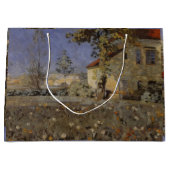 Vintages Mourier-Petersen House in Garden Große Geschenktüte (Vorderseite)