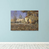 Vintages Mourier-Petersen House in Garden Leinwanddruck (Insitu (Holzboden))