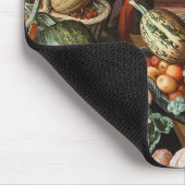 Vintages mousepad Kunst "der Markt-Szene" (Ecke)