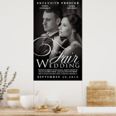 Vintages Movie Poster Hochzeitfoto (Küche)