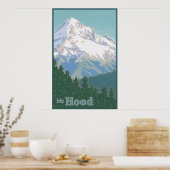 Vintages Mt. Hood Travel Poster (Küche)