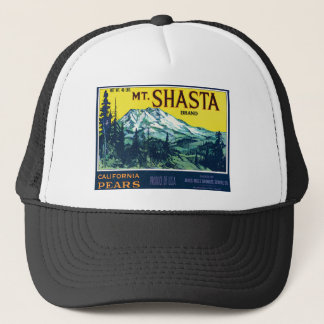 Vintages Mt Shasta California Birnensiegel Truckerkappe
