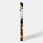 Vintages Multi-Pattern-Telefonbeispiel Case-Mate iPhone Hülle (Rückseite / Links)