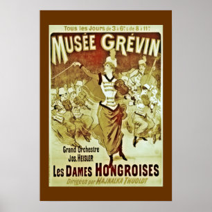 Vintages Museo Grevin Orchestra Poster
