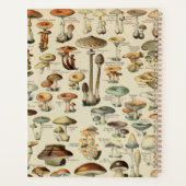 Vintages Mushroom Custom Monogram Planer (Rückseite)