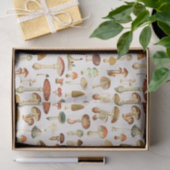 Vintages Mushroom Muster Seidenpapier (Geschenk)