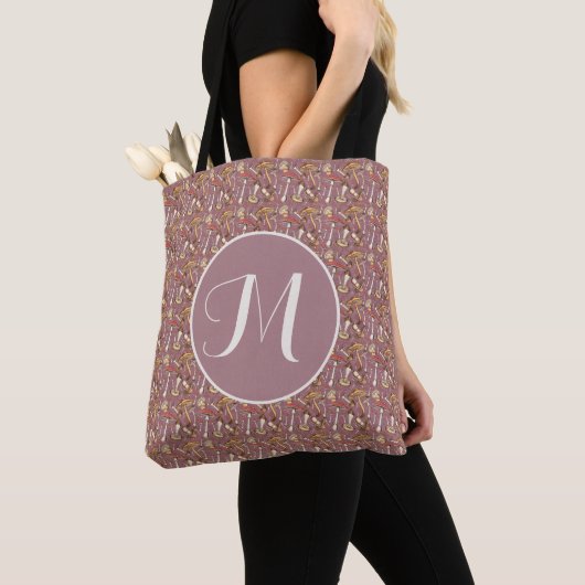 Vintages Mushroom-Muster und personalisiert Tasche (Von Nahem)