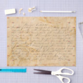 Vintages Mushroom-Skript und Rezept Seidenpapier (Handwerk)