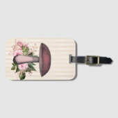 Vintages Mushroom und Blumenkompilation Gepäckanhänger (Vorderseite (Horizontal))