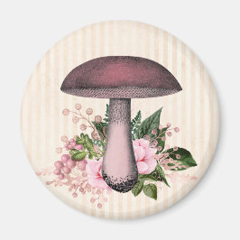 Vintages Mushroom und Blumenkompilation Magnet