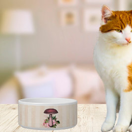 Vintages Mushroom und Blumenkompilation Napf