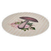 Vintages Mushroom und Blumenkompilation Schneidebrett (Ecke)